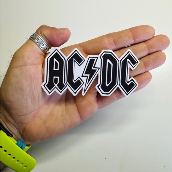 Art | Acdc Sticker Rock Band Music Decal | Poshmark